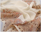 National nwe summer scarf South Korea female Silk scarves Hand-painted long Print flower Autumn winter Belts Pashmina