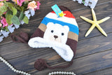 New Christmas Child hat plus velvet baby ear protector cap thickening Thermal winter Warm fashion baby hats caps