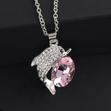 New Arrival Fashion Necklace Jewelry Beautiful Dolphin Rhinestone Crystal Pendants For Women Pendant