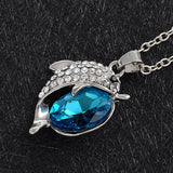 New Arrival Fashion Necklace Jewelry Beautiful Dolphin Rhinestone Crystal Pendants For Women Pendant