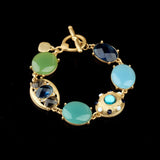 New Arrival Jewelry Shiny Gem Stone High-quality Plated 18k Bracelets & Bangles in Bracelet