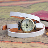 New Arrival Vintage Women Watch Genuine Cow Leather Fashion Wrap Quartz Watch Ladies Wrist Watch Clock Relogio Feminino