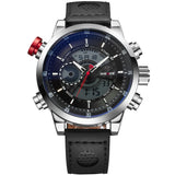New Arrival WEIDE Men's Casual Wristwatches Military Watches Men Sports Quartz Dual Time Zone Analog Digital Watch Luxury Brand