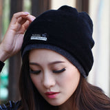 New Arrive High Quality Double Thick Beanie Hats for Women and Men Wool Knitted Cap Warm Winter Hats Scarves Wraps