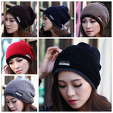 New Arrive High Quality Double Thick Beanie Hats for Women and Men Wool Knitted Cap Warm Winter Hats Scarves Wraps