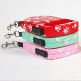 New Automatic retractable dog traction rope pet products retractable leashes colorful stripes shall 3M