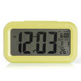 Digital LCD Screen Mini Desktop LED Projector Alarm Clock Multi-function With Snooze+Blue Backlight+Calendar