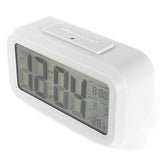 Digital LCD Screen Mini Desktop LED Projector Alarm Clock Multi-function With Snooze+Blue Backlight+Calendar