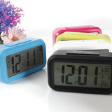 Digital LCD Screen Mini Desktop LED Projector Alarm Clock Multi-function With Snooze+Blue Backlight+Calendar