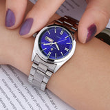 New Brand Relogio Feminino Date Day Clock Female Stainless Steel Watch Ladies Fashion Casual Watch Quartz Wrist Women Watches