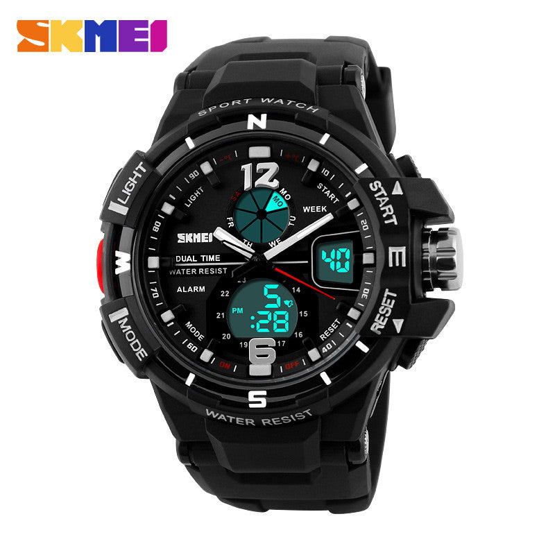 New Dual Time Men's Wristwatches Fashion Sports Watch Military Army Relogio Watches Men Luxury Brand Quartz Digital Clock Man