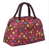 New Fashion Cartoon Lady Women Handbags lunch box bag Character Animal prints Candy color bags Polyester