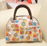 New Fashion Cartoon Lady Women Handbags lunch box bag Character Animal prints Candy color bags Polyester