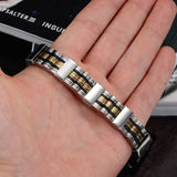 New Fashion Golden Jewelry For Men Link Chain Gold Bracelet Men Best Friends Friendship Male Bracelets