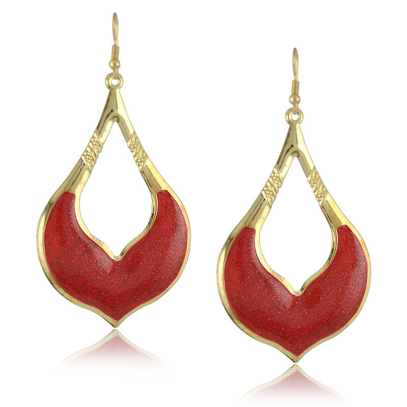 New Fashion Jewelry Earrings for Women Big Drop Dangle Earrings Colorful Drop Earrings woman