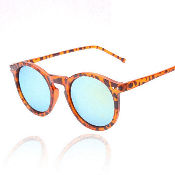 New Fashion Sunglasses Women Classic Round Shaped Sun Shades glasses Men Mirrored Gradient Sun Glasses