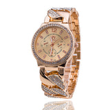 New Luxury Women Watches Stainless Steel Band Rose Gold Watch Fashion Women Quartz Watch Relogio Feminino 