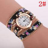 New Style Women Geneva Watch Leather Luxury Bracelet Wristwatch Dress Watches Women Quartz Watches Fashion Casual Watch