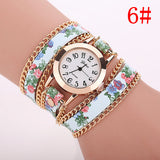New Style Women Geneva Watch Leather Luxury Bracelet Wristwatch Dress Watches Women Quartz Watches Fashion Casual Watch