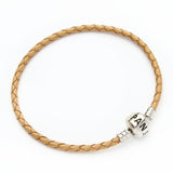 New Trendy Handmade Multilayer 100% Braid Genuine Leather Bracelet Bangle for Women & Men Jewelry Accessories