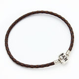 New Trendy Handmade Multilayer 100% Braid Genuine Leather Bracelet Bangle for Women & Men Jewelry Accessories