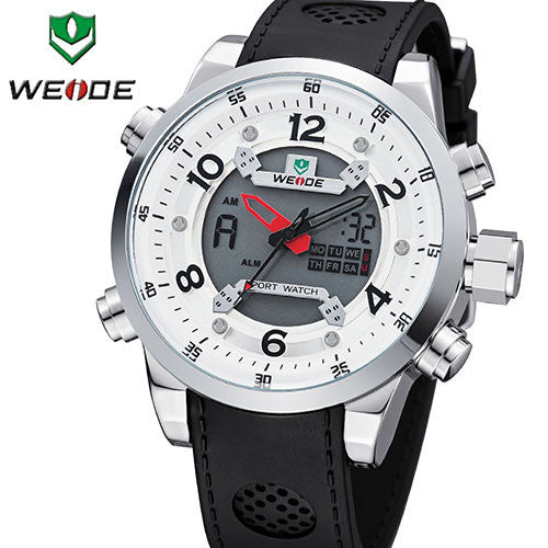 New WEIDE Relogio Masculino Outdoor Sport Watches For Men Quartz Digital Multimeter Luxury Brand Dive Watch 30 Meters Waterproof