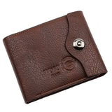 New casual Mens Leather Coin Slim Bifold Credit Card Clutch Holder Wallets Purse