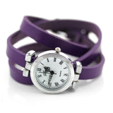 New fashion hot-selling women's long leather female watch ROMA vintage watch women dress watches