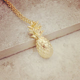 New fashion jewelry chain link pineapple pendant necklace for women girl nice gift