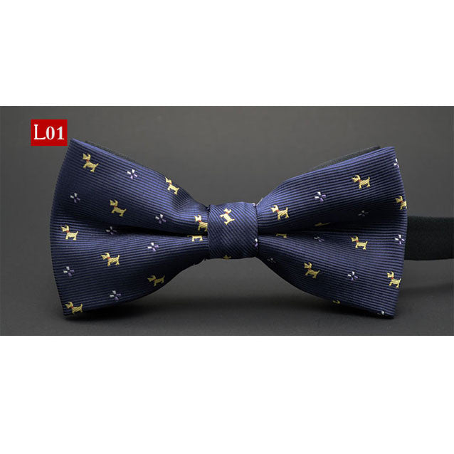 New fashion tuxedo bow tie men red and black tartan groom marry groomsmen wedding party colorful striped butterfly cravats mens