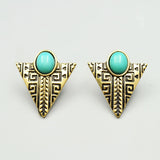New vinatge jewelry Triangle alloy dangle drop earring gift for women girl