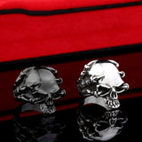 New 316L Stainless Steel Jewelry Men's Gothic Punk Claw Thingking Skull Skeleton Rings