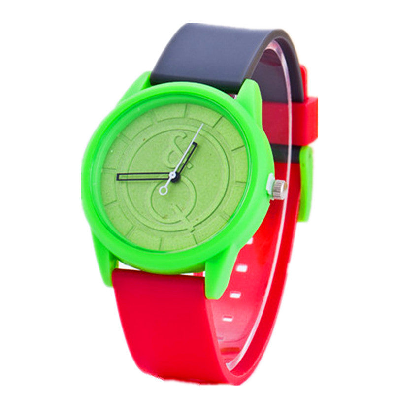 New Arrival Cute Candy Color Silicone Women Watch Generous Brand Dress Wristwatch Quartz Fashion Casual Watch Relogio Clock