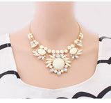 New Arrival Fashion Jewelry Trendy Women Necklaces & Pendants Link Chain Short Statement Necklace Resin Pendant For Gift