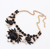 New Arrival Fashion Jewelry Trendy Women Necklaces & Pendants Link Chain Short Statement Necklace Resin Pendant For Gift