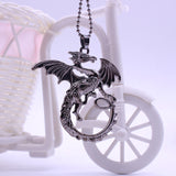 New Arrival Jewelry High quality Song Of Ice And Fire Necklace Game Of Thrones Necklace Targaryen Dragon Badge Necklace 