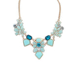 New Arrival Resin Fashion Colorful Cute Charm Gem Flower Necklaces & Pendants Fashion Jewelry Woman Gift Summer style