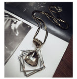 New Arrival Women Pendant Necklaces The New Crystal Necklace All-match Female Long Sweater Chain