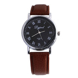 New Business Casual Dress Watches Men PU Leather Quartz Military Watch Luxury Brand WristWatch relojes hombre Clock