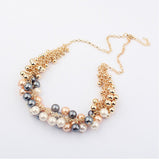 New Collier Pendant Necklace Chokers Necklaces Women Plant Jewelry Wholesale Korean Version Of The Retro Beauty Palace