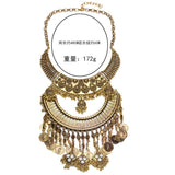 New Exaggerated Vintage Necklace Wholesale Fashion Crystal Choker Collares Maxi Statement Necklaces &Pendants Women Jewelry