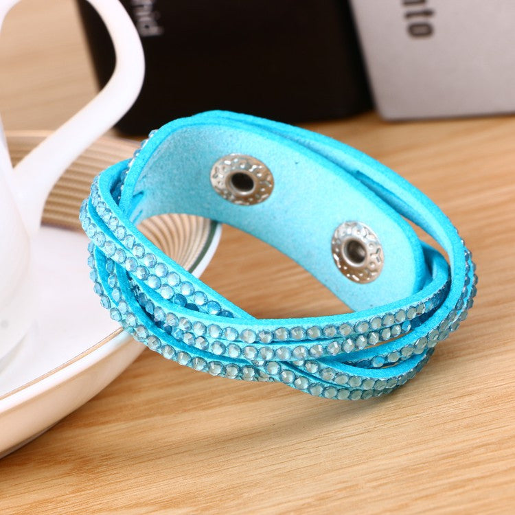New Fashion 6 Layer Leather Bracelet! Factory Discount Prices Charm Bracelet