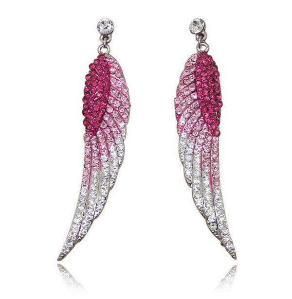New Fashion Charm Angel earrings European style moon shape artistic earrings for women