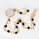 New Fashion Geneva Brand Women Bracelet Watches Luxury Pearl Chain Women Wristwatches
