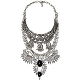 New Fashion Hot Sale Vintage Boho Crystal Collares Statement Necklaces & Pendants Long Choker Maxi Necklaces Women Jewelry