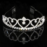 New Fashion Princess Bride rhinestone crystal tiara crown wedding accessories