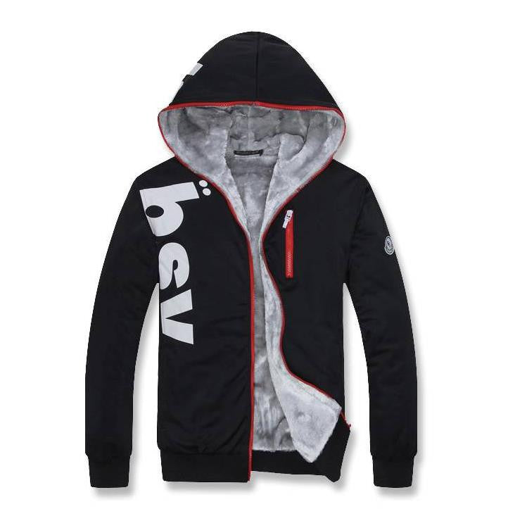 New Fashion Slim Mens Hoodies and Sweatshirts Good Quality Coral Fleece Lining Hoodies Men Thick Plus Size