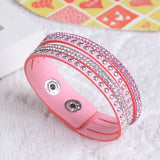New Fashion Women Leather Bracelet Charm Bracelet
