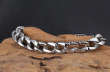 New Hot Sales Titanium Steel Men's Charm Bracelets Retro High Quality Mens Bracelets Cool Male Biker Jewelry Accessories