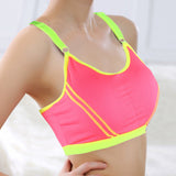 New Hot sale Slim Sexy Fitness keep fit Women Sports Athletic Solid Wrap Chest Strap Vest Tops Bra
